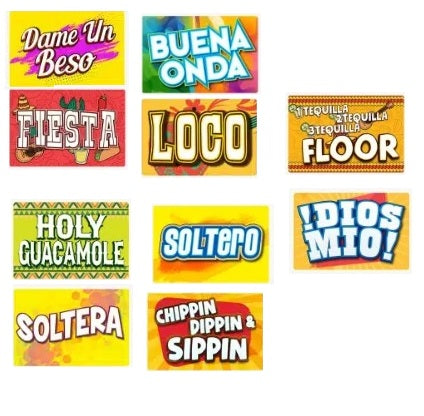Holy Guacamole Spanish Photo Booth Props For Fiesta Themed Parties And Cinco De Mayo Celebrations