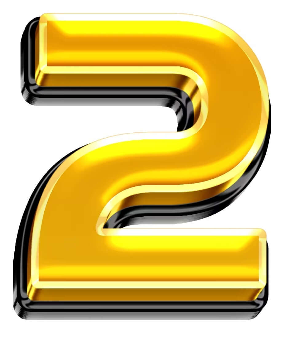 Gold Toned Number Set Zero Through Nine Big Numerals For Birthdays Weddings Graduations And Party Photos