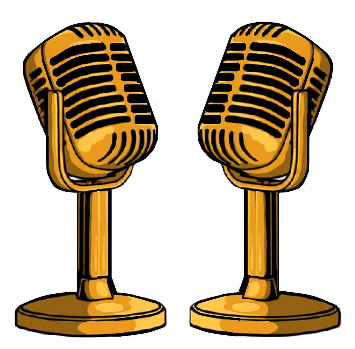 Oversized Microphone Photo Booth Prop 15 Inch Oldies Style Anti Glare Finish For Weddings Parties And Corporate Events
