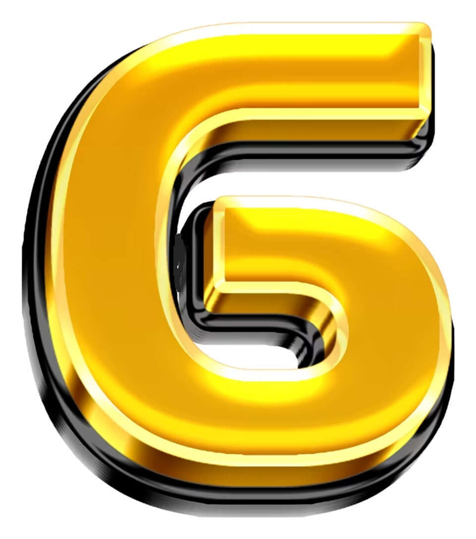 Gold Toned Number Set Zero Through Nine Big Numerals For Birthdays Weddings Graduations And Party Photos