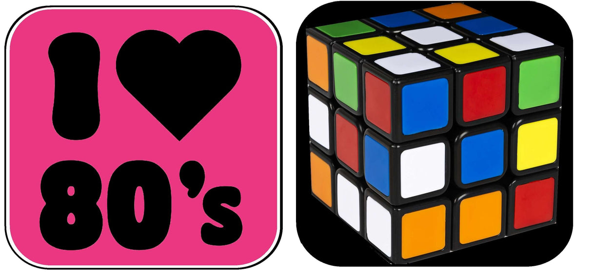 80s Party Eighties Photo Booth Prop Set for Themed Events Includes 9 Pieces for Fun Retro Photo Booths