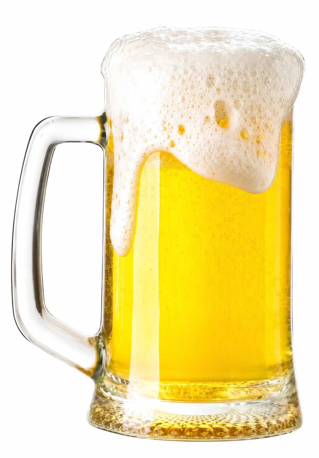 Beer Mug PVC Photo Booth Prop 10 Inch Double Sided For Parties