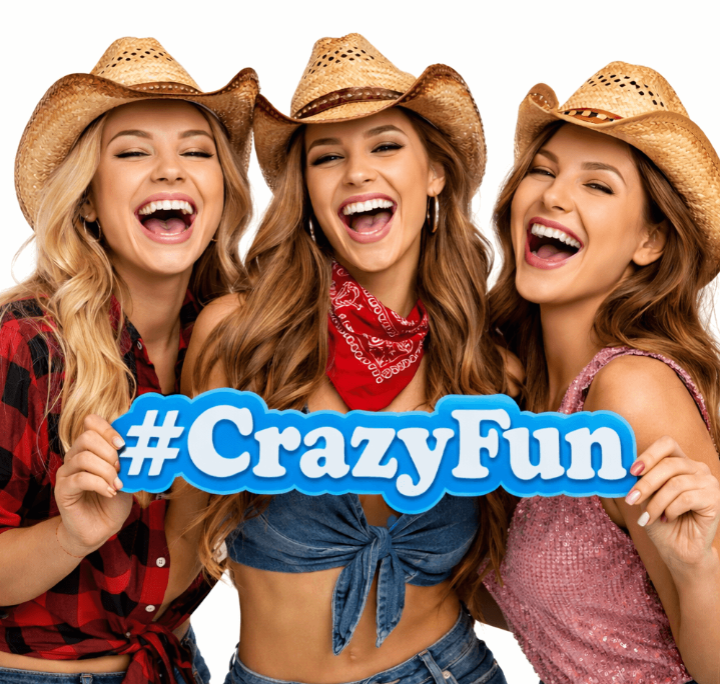 #CrazyFun PVC Photo Booth Prop