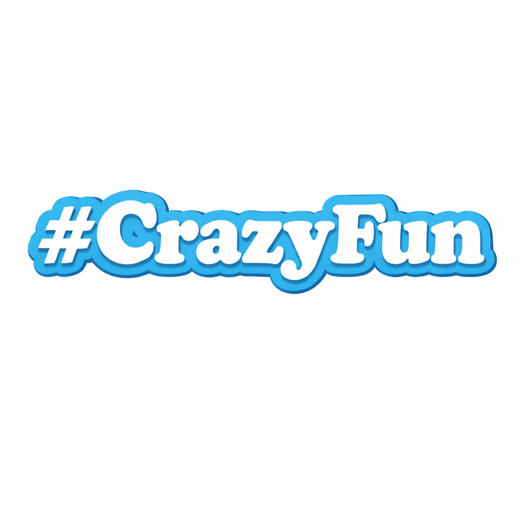 #CrazyFun Prop image showcasing the fun and vibrant design, perfect for adding excitement to any event.