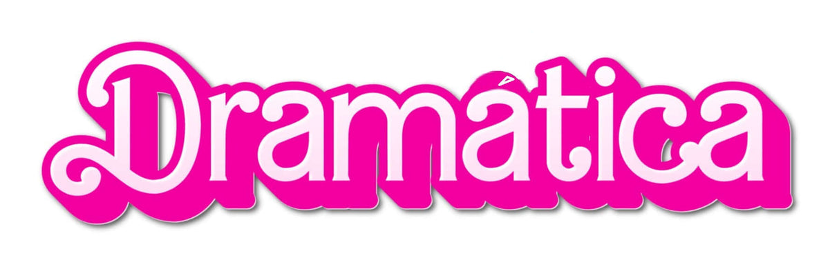 Dramatica Individual Prop in vibrant pink font showcasing its stunning design and quality.