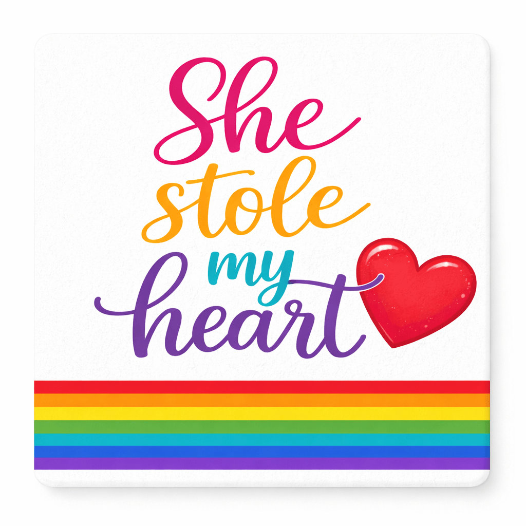 Colorful Pride Themed Photo Props Set 5 Pieces Each 10 Inches Durable 6mm PVC For Festive Celebrations with vibrant design