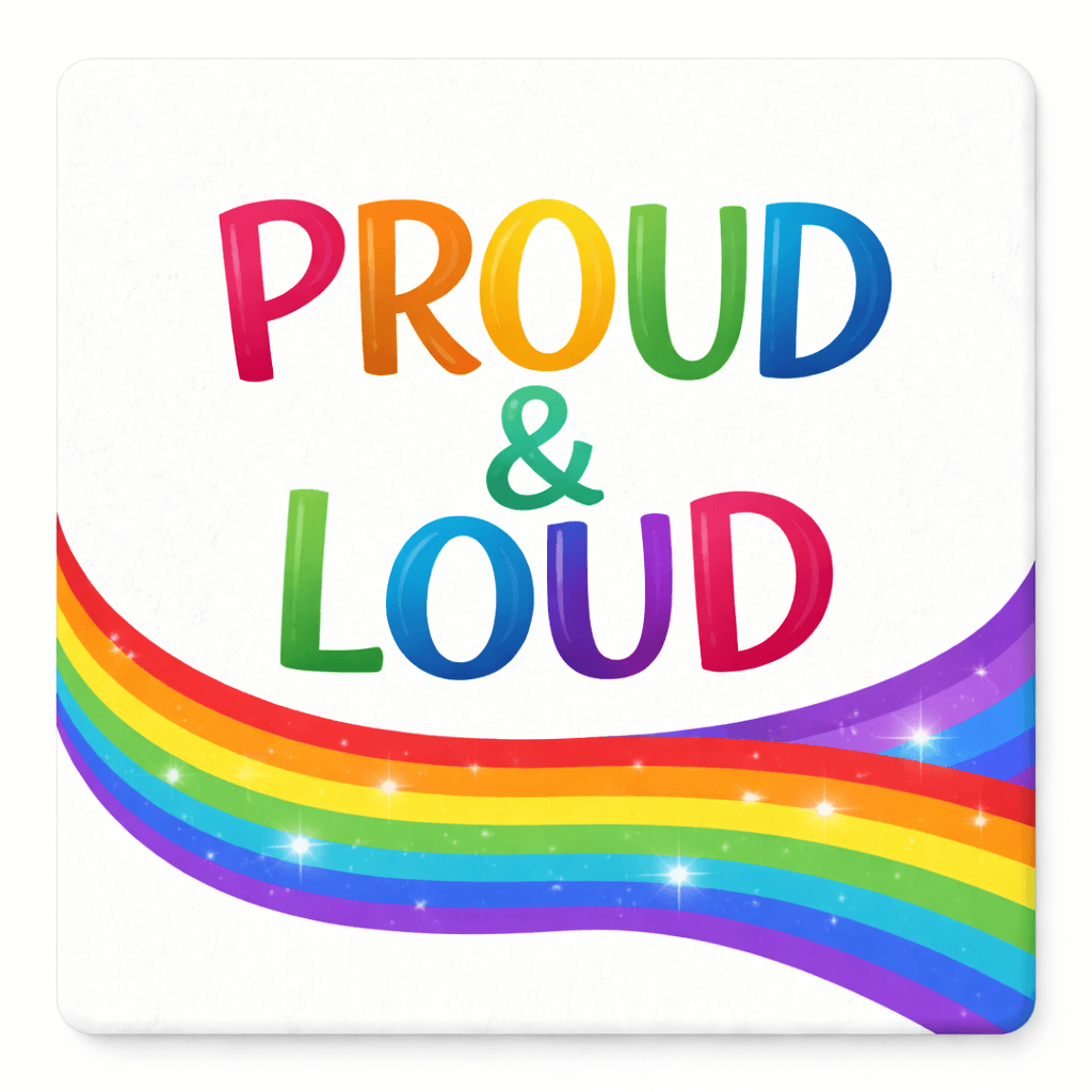 Colorful Pride Themed Photo Props Set 5 Pieces Each 10 Inches Durable 6mm PVC For Festive Celebrations.