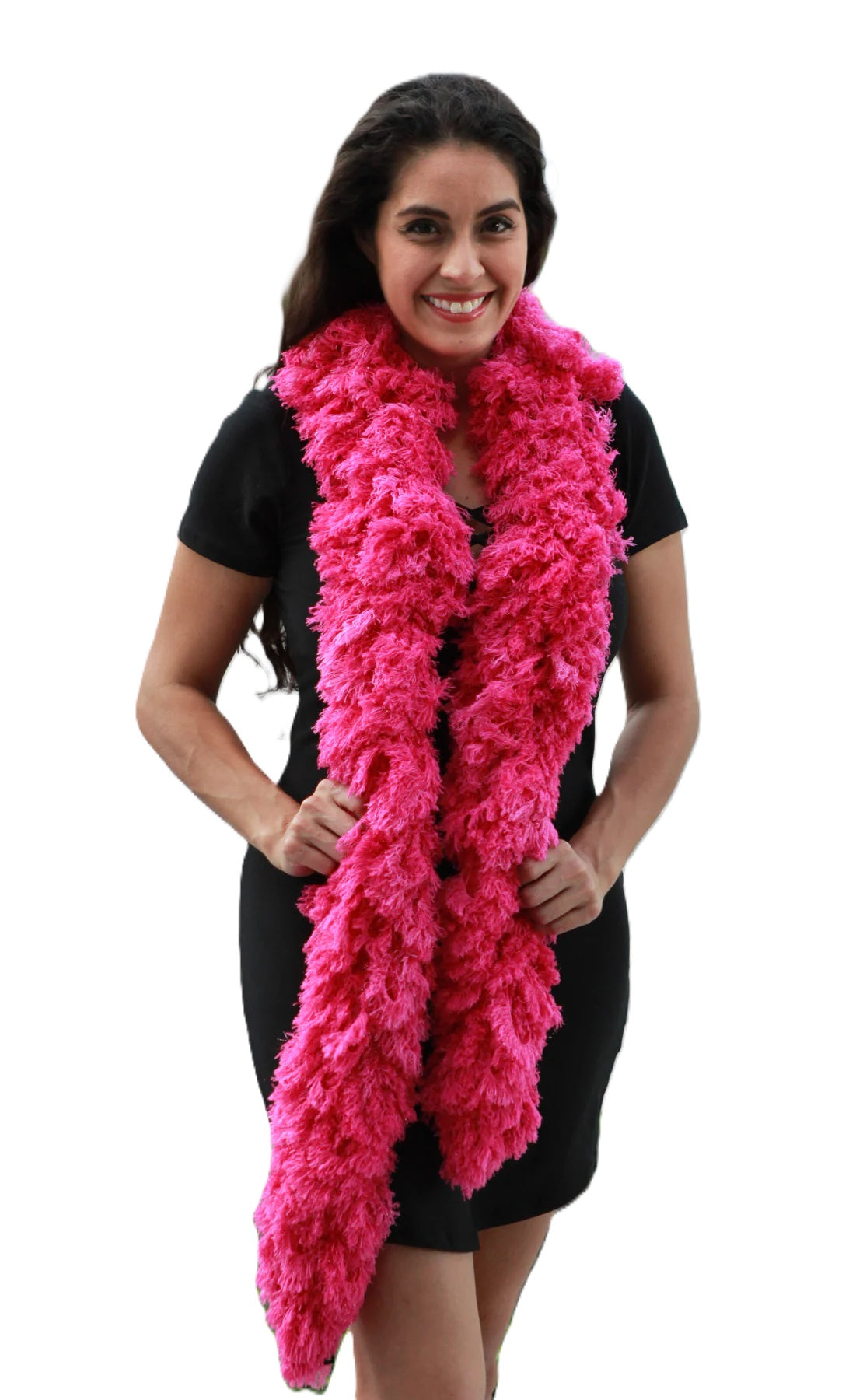Super sized PINK Featherless Boa