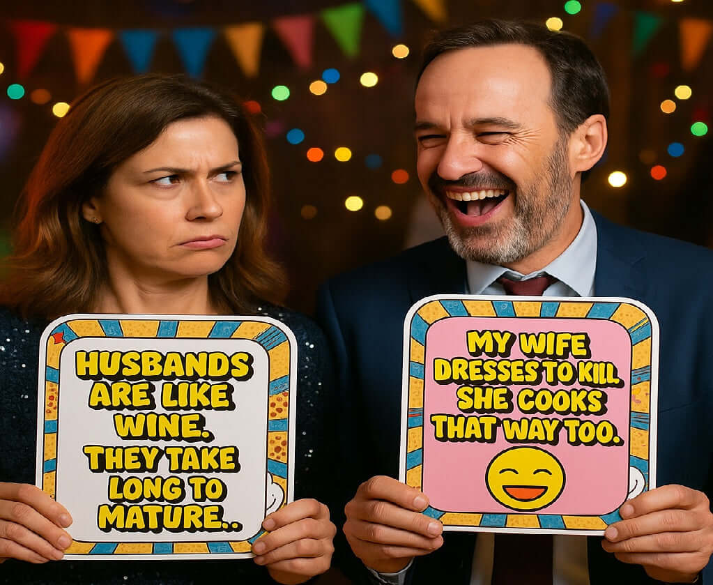 Married Life - Funny Photo Booth Party Prop Set