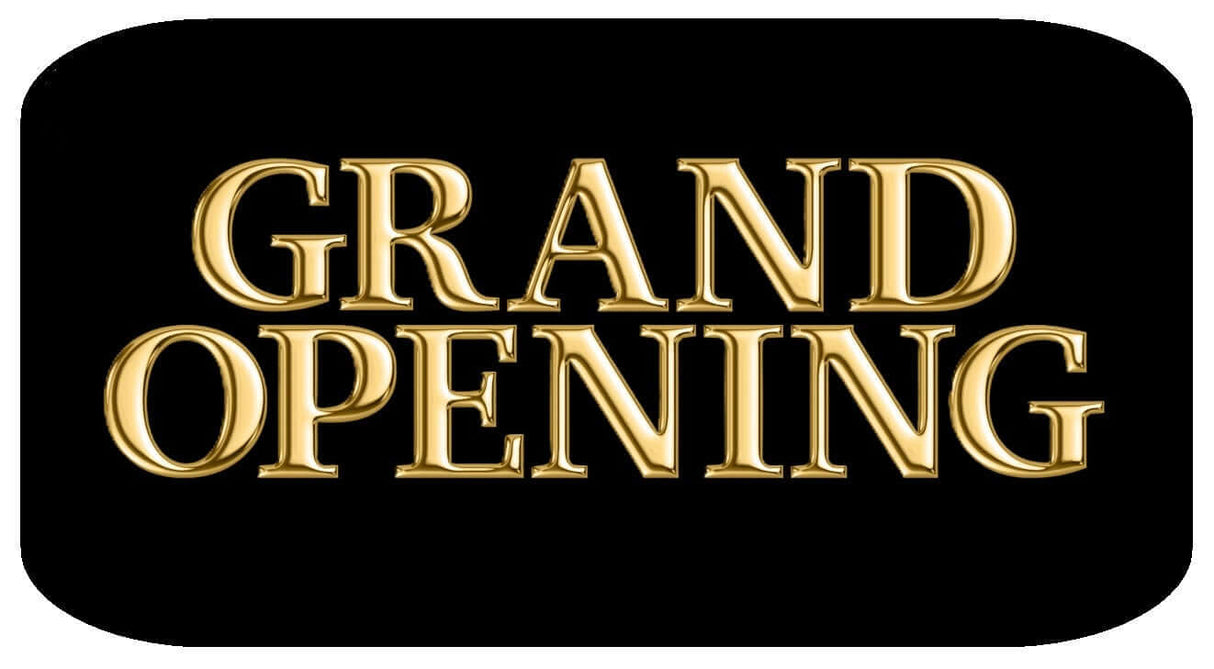 Grand Opening Oversized Five Piece Decor Kit For Launch Celebration And Photo Backdrop