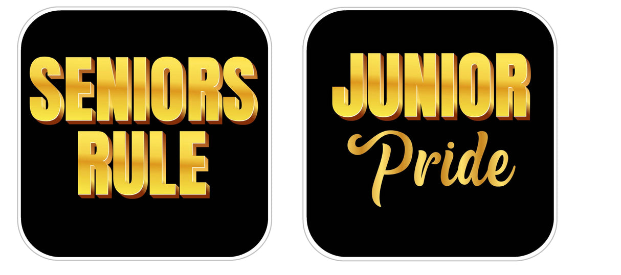 Homecoming Black and Gold Prop Set