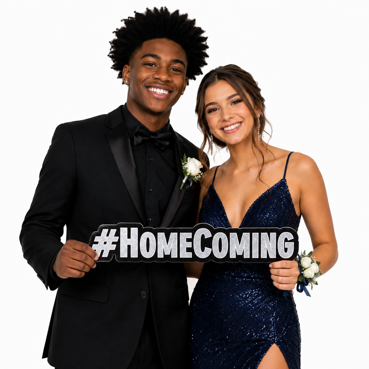 #Homecoming (Silver) PVC Photo Booth Prop