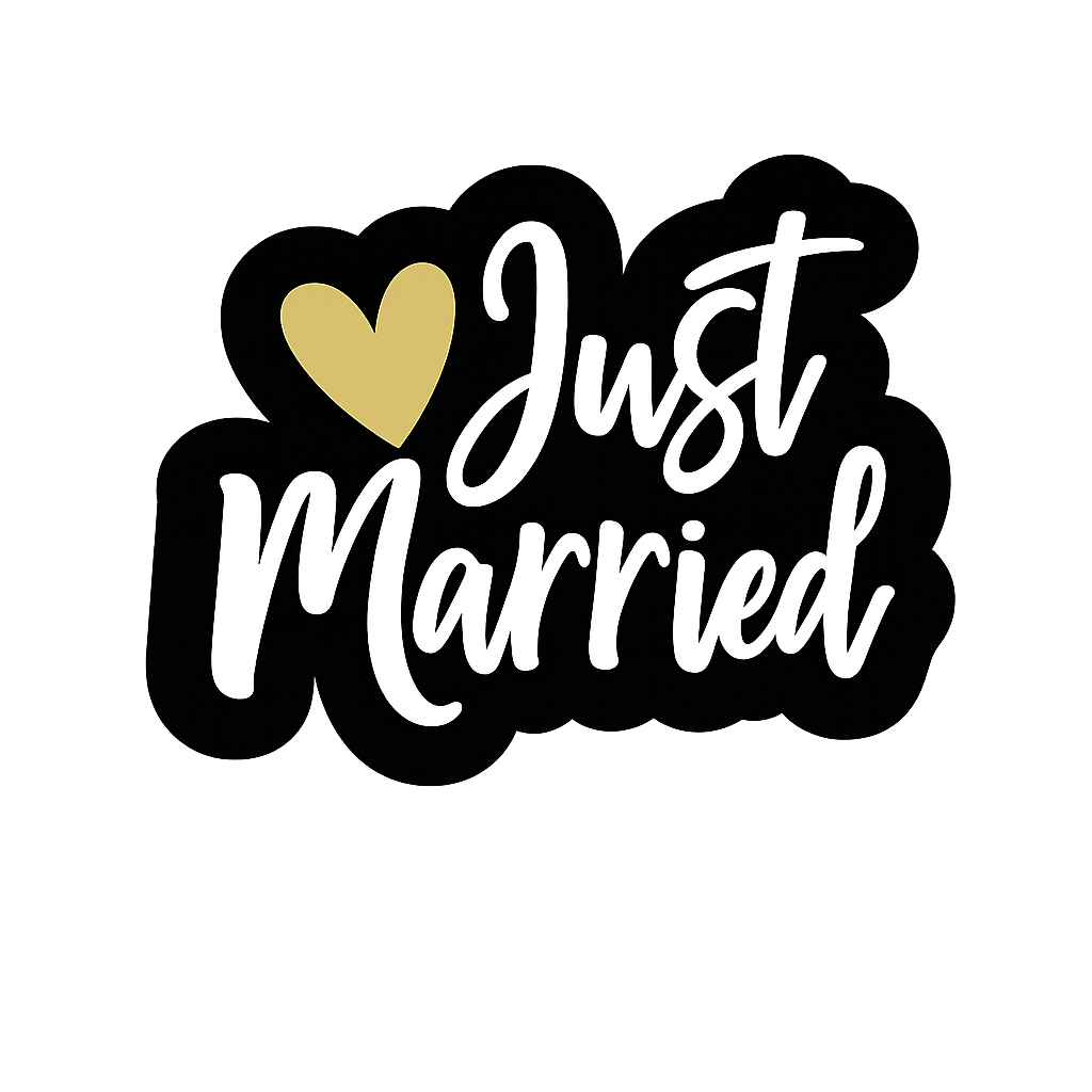 Just Married - Individual Photo Booth Prop