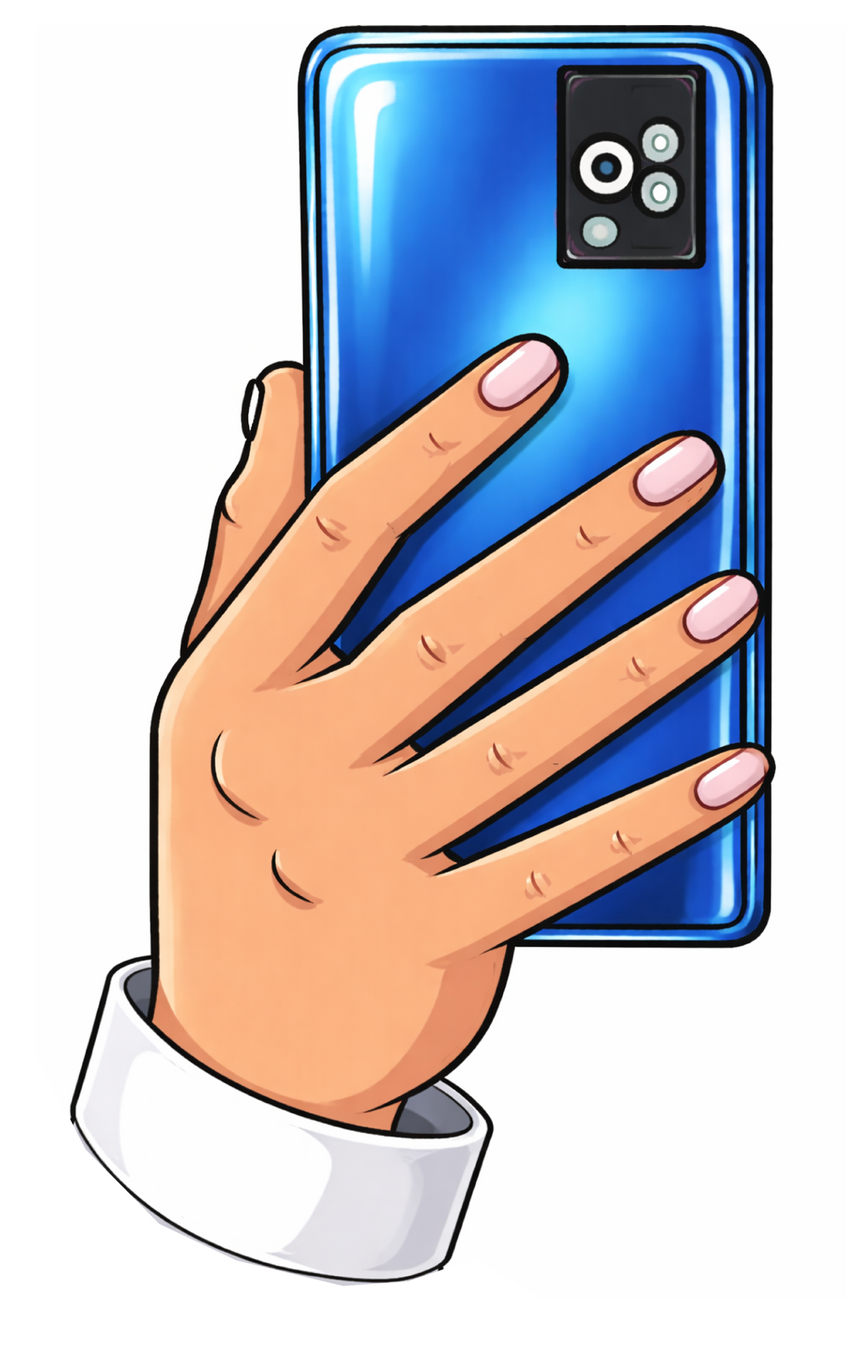 Oversized Photo Booth Prop Hand With Cell Phone Built In Pop Out Holder For Events And Influencer Shoots