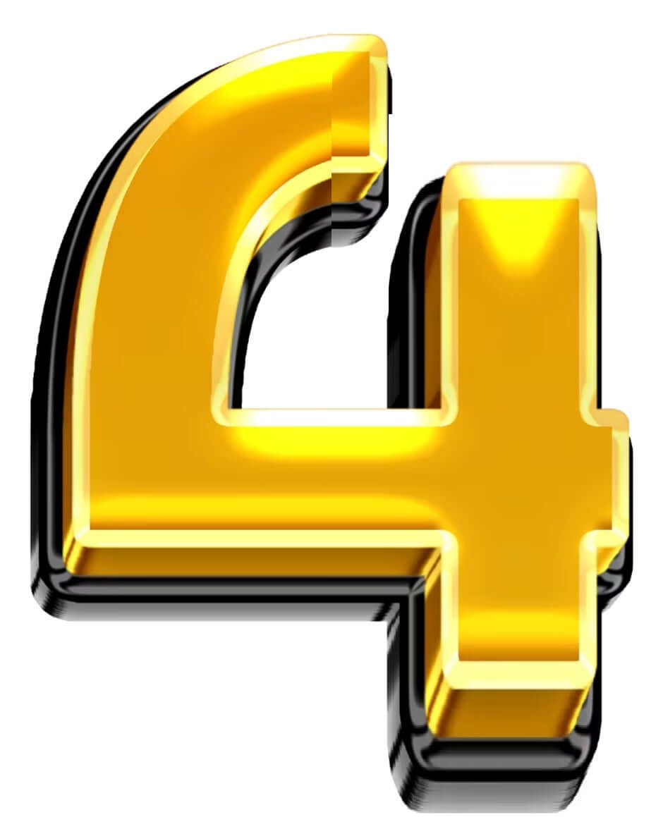Gold Toned Number Set Zero Through Nine Big Numerals For Birthdays Weddings Graduations And Party Photos