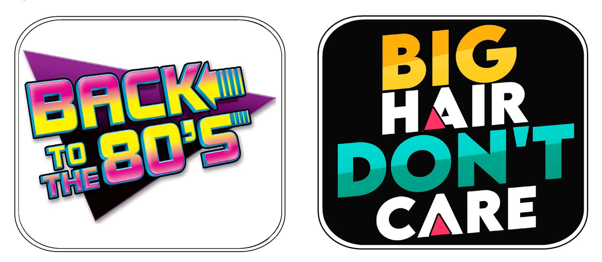 80s Party Eighties Photo Booth Prop Set for Themed Events Includes 9 Pieces for Fun Retro Photo Booths