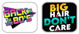 80s Party Eighties Photo Booth Prop Set for Themed Events Includes 9 Pieces for Fun Retro Photo Booths