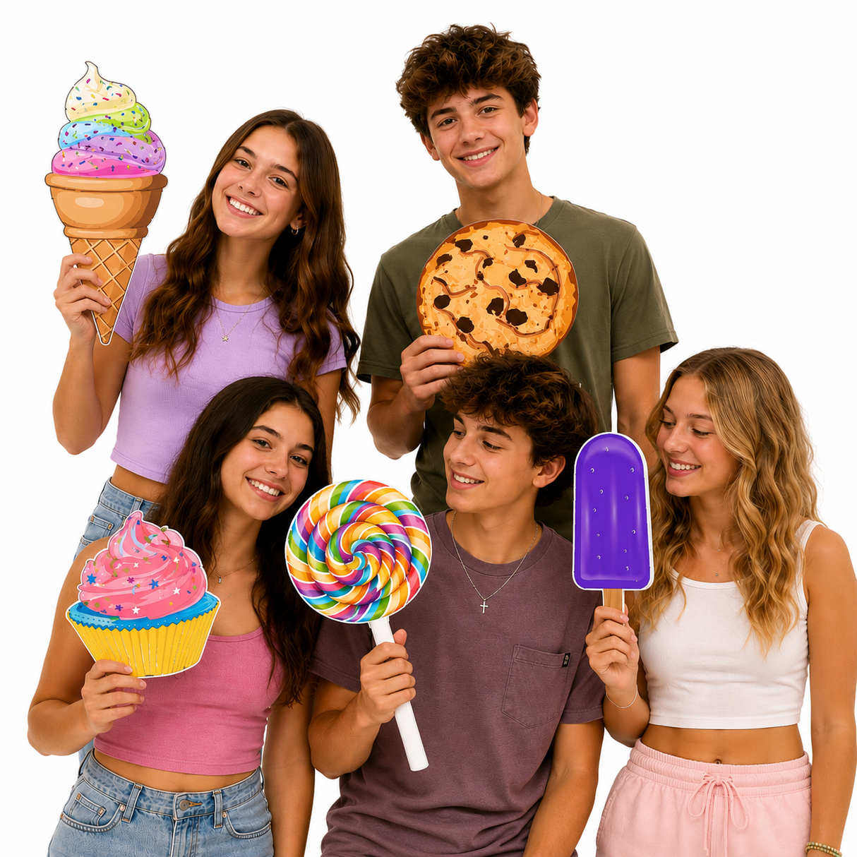 Fun Sweets - Premium PVC Photo Booth Props