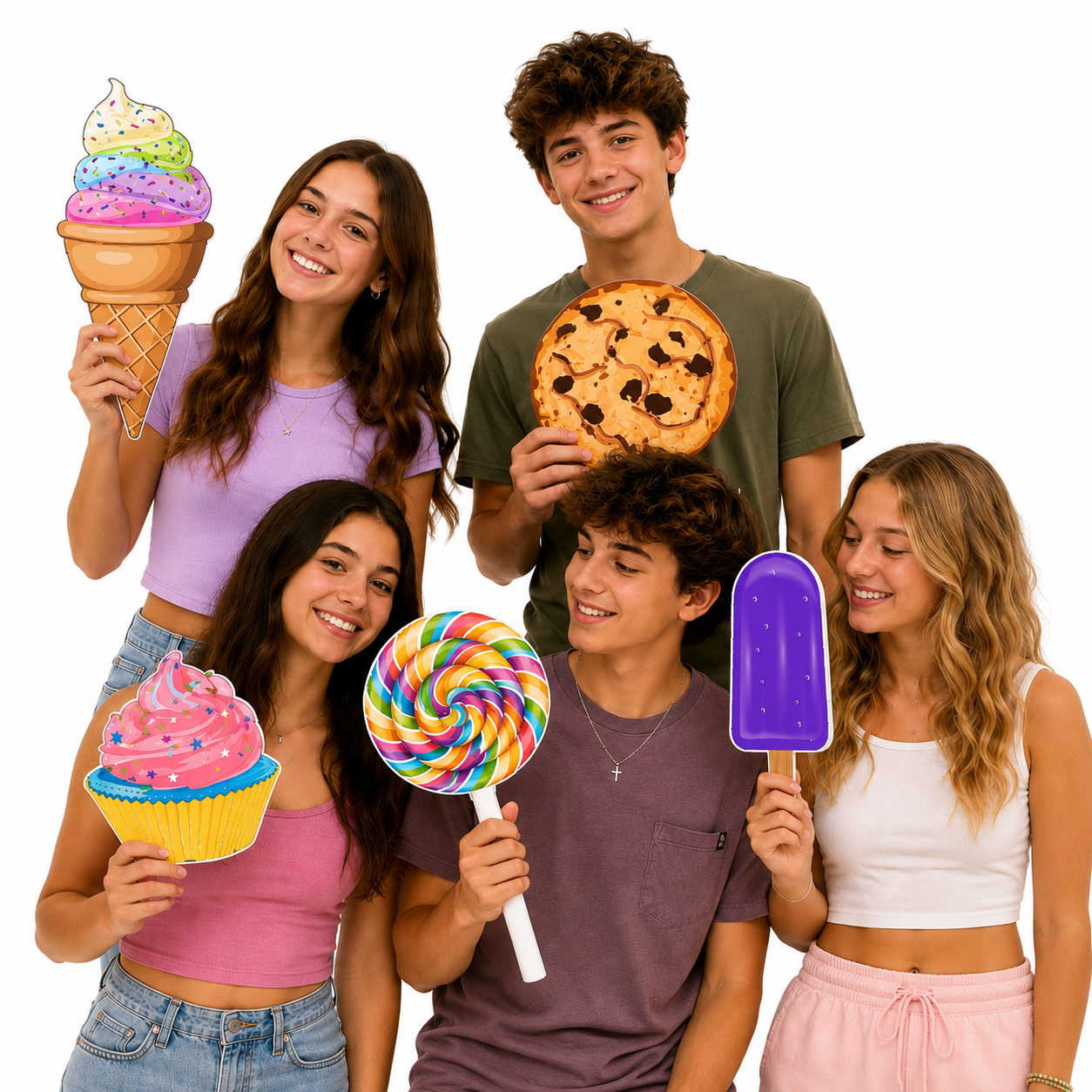 Fun Sweets - Premium PVC Photo Booth Props