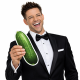 Oversized Fifteen Inch Big Pickle PVC Photo Booth Prop For Parties And Weddings Reusable Colorful