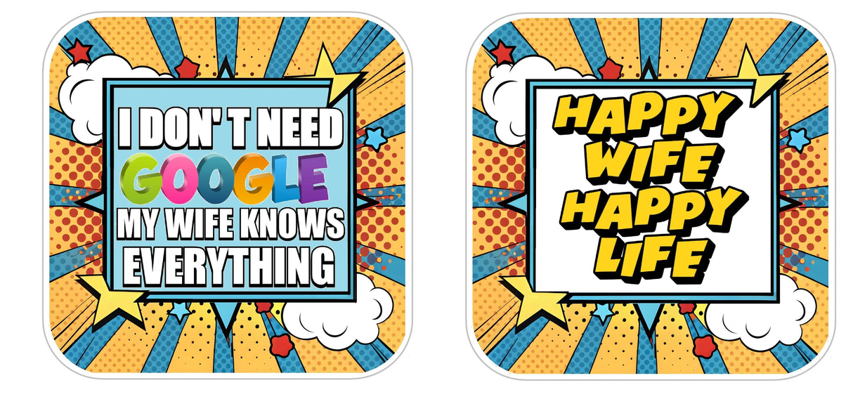 Married Life - Funny Photo Booth Party Prop Set