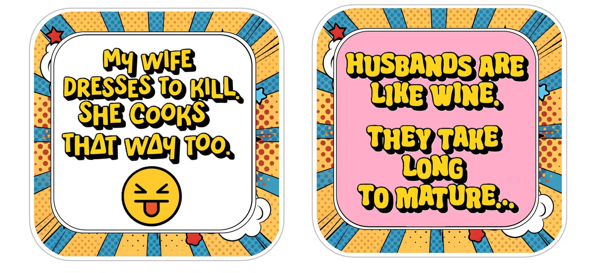 Married Life - Funny Photo Booth Party Prop Set