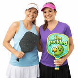 Pickleball Time Oversized Double Sided Hand Shaped Photo Booth Prop For Events And Photographers
