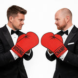 Big Boxing Gloves Set for Photo Booth Props Oversized PVC Set of 2 for Parties and Events