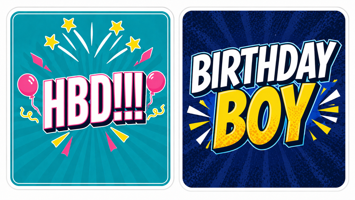 Ultimate Birthday Set Photo Booth Props