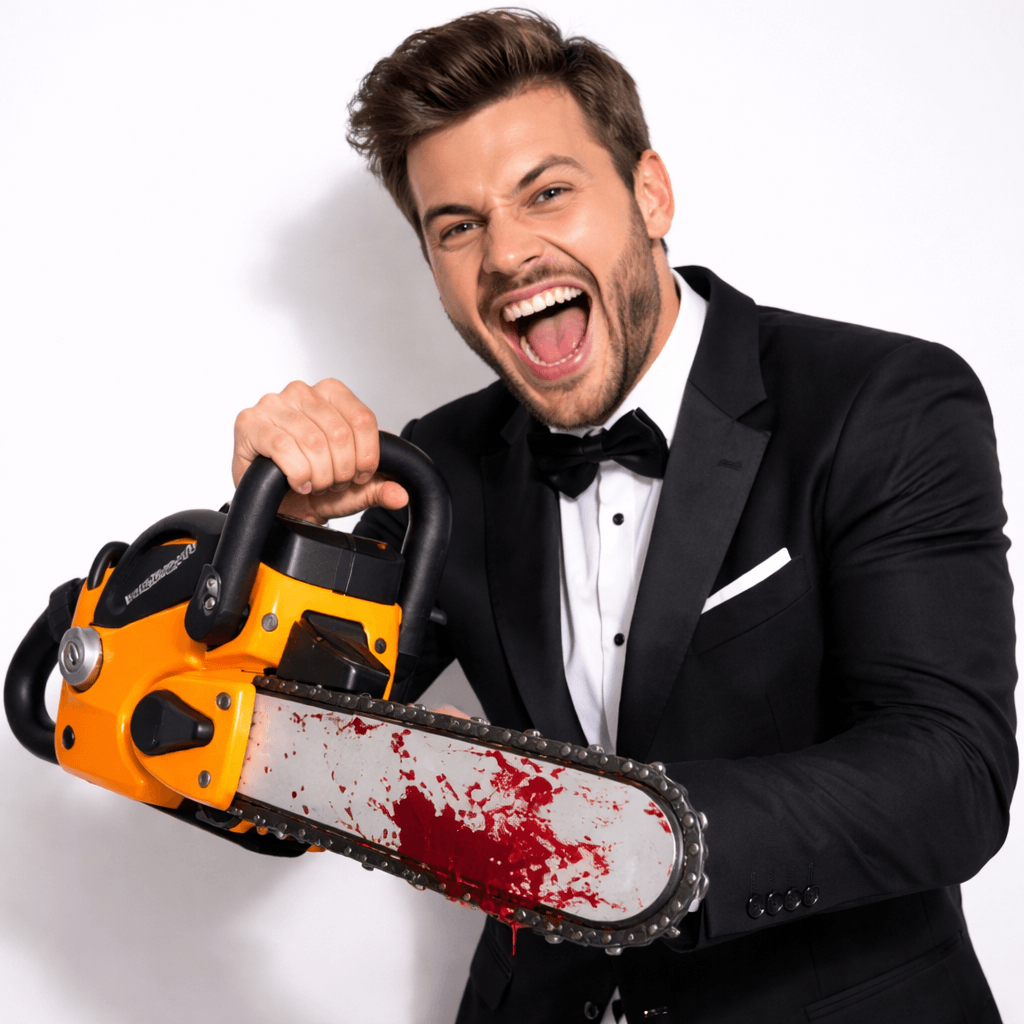 Chainsaw Prop For Film And Theater Cinematic Cosplay Photo Shoot In Stock Premium Quality