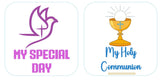 Church Photo Booth Prop Set For First Communion Celebrations And Religious Events