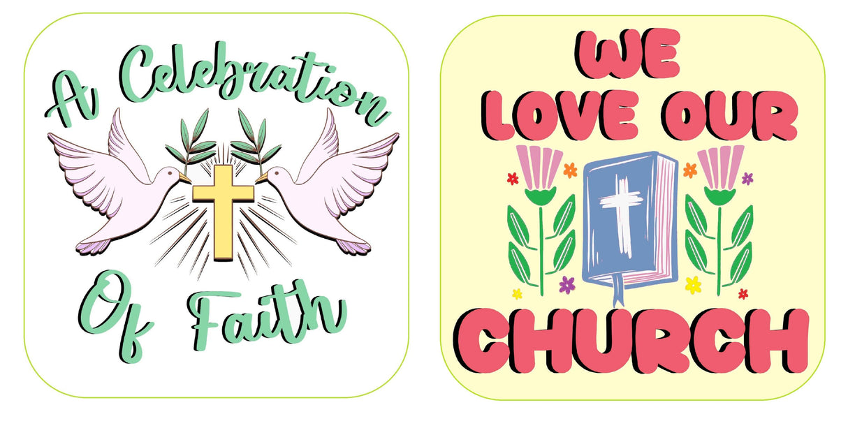Church Photo Booth Prop Set For First Communion Celebrations And Religious Events