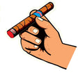 Big Hand Cigar (2) oversized hand fun prop for photo booths, features anti-glare quality and pop socket holder.