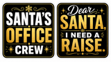 Christmas Corporate - Photo Booth Sign Props . Set of5  - Double Sided