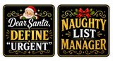Christmas Corporate - Photo Booth Sign Props . Set of5  - Double Sided