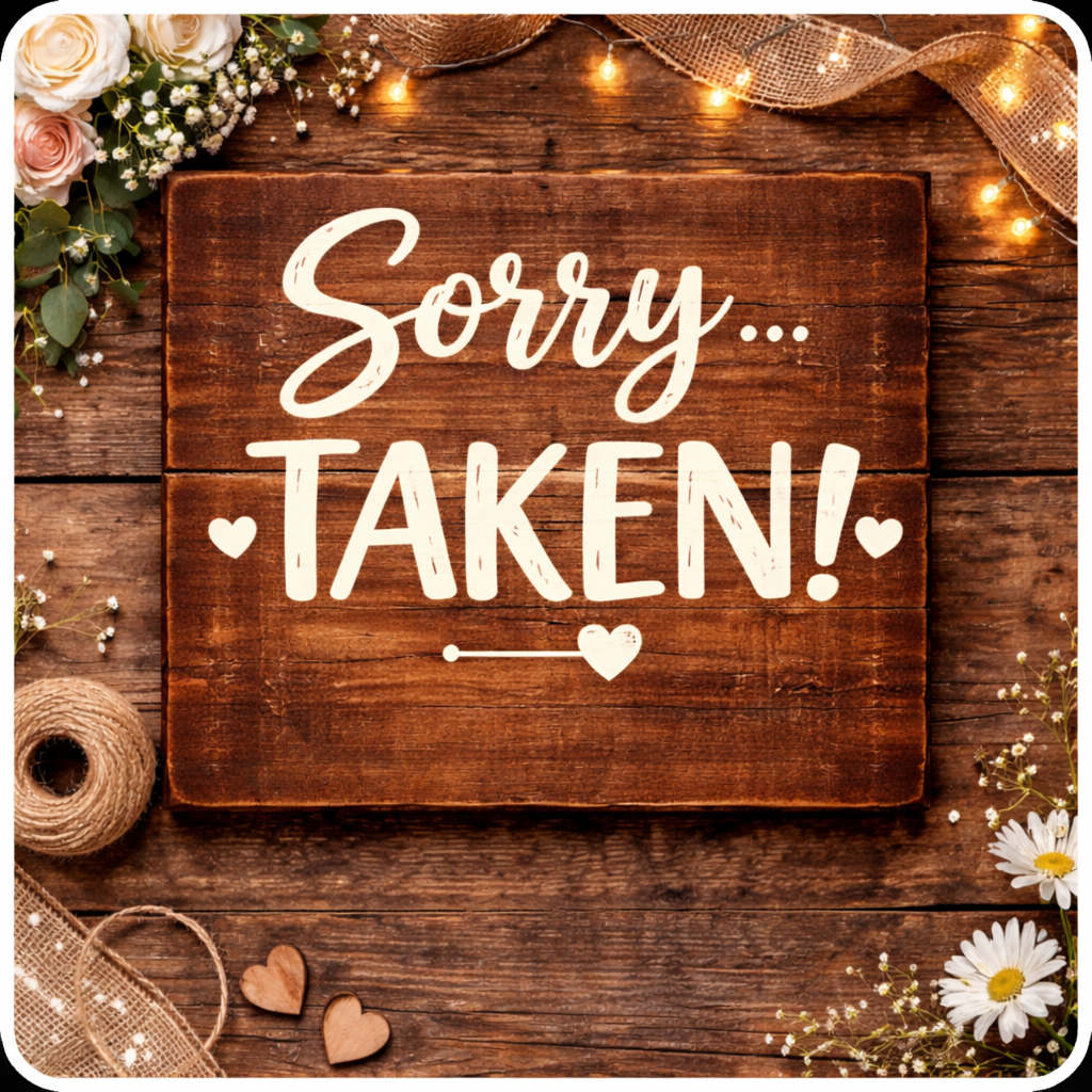 Country Wedding Photo Booth Prop Set With 5 Rustic Props And 10 Interchangeable Images
