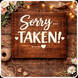 Country Wedding Photo Booth Prop Set With 5 Rustic Props And 10 Interchangeable Images