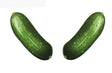 Colorful cartoon pickle prop, double-sided, 6mm thick and 15" long, perfect for fun displays and events.