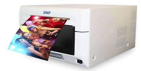 DNP DS620A printer producing vibrant photo prints for events and photo booths.