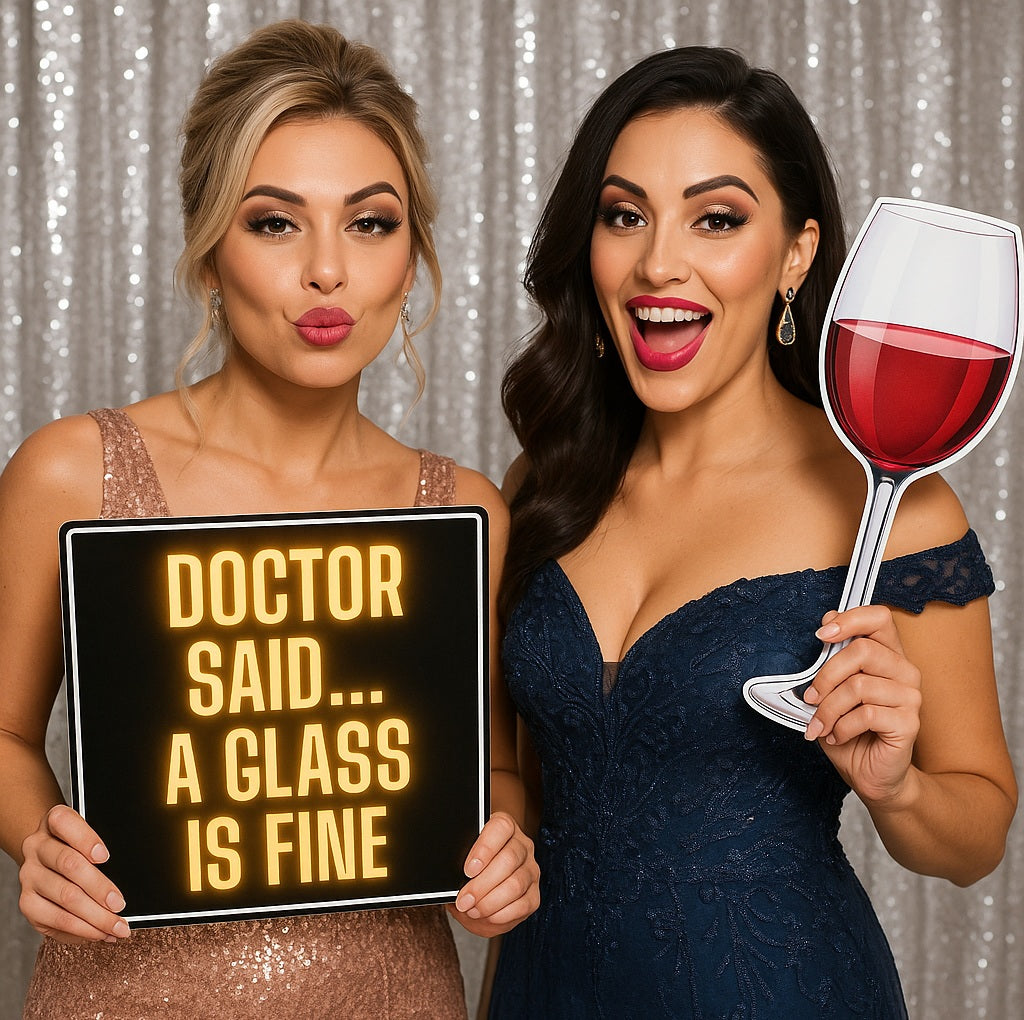 Doctor Said Big And Funny Photo Booth Props 5 Piece Collection Oversized Party Props For Hilarious Photos