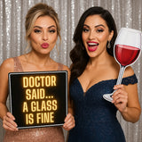 Doctor Said Big And Funny Photo Booth Props 5 Piece Collection Oversized Party Props For Hilarious Photos