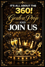 360 Easel Sign for Events Premium PVC Photo Booth Prop Easel for Weddings and Corporate Events and Celebrations