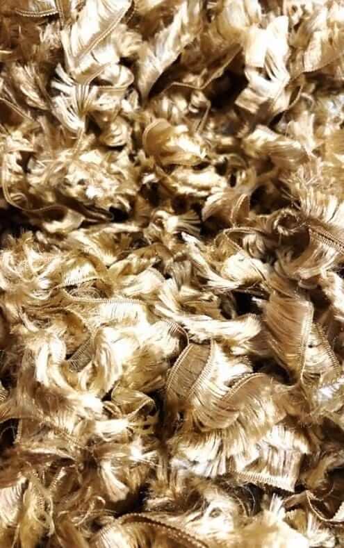 Featherless Gold Boa for Photo Booth Parties & Events showcasing soft gold material without feathers.