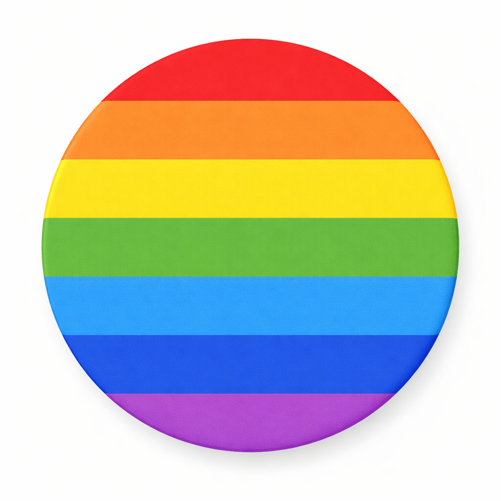 Colorful Pride Themed Photo Props Set 5 Pieces Each 10 Inches Durable 6mm PVC For Festive Celebrations