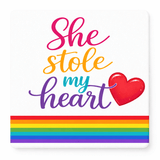 Colorful Pride Themed Photo Props Set 5 Pieces Each 10 Inches Durable 6mm PVC For Festive Celebrations with vibrant design