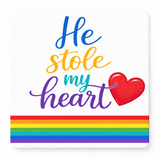 Colorful Pride Themed Photo Props Set 5 Pieces Each 10 Inches Durable 6mm PVC For Festive Celebrations