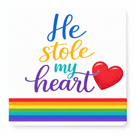 Colorful Pride Themed Photo Props Set 5 Pieces Each 10 Inches Durable 6mm PVC For Festive Celebrations