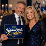 Hanukkah - Photo Booth Sign Props . Set of5  - Double Sided