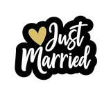 Just Married - Individual Photo Booth Prop