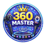360 Master Magnet 2.75 Inch Round PVC Keepsake Magnet for Gifting Home and Office Decor